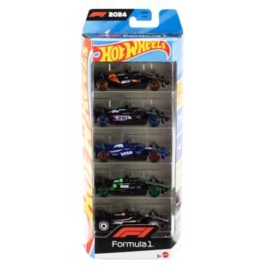 Hot Wheels 5 Car Gift Pack - Formula 1 + Any Random 5 Car Gift Pack